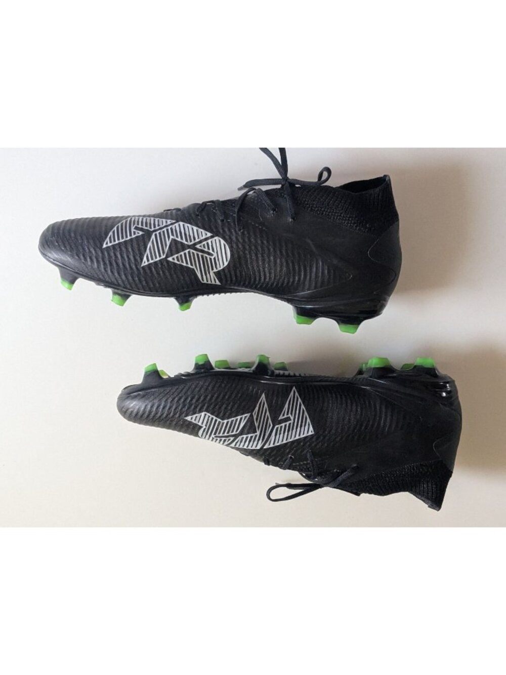 Puma Future 8 Ultimate FG Soccer Cleats Men's Sz 7.5 Black Green Gray EUR 40 EUC